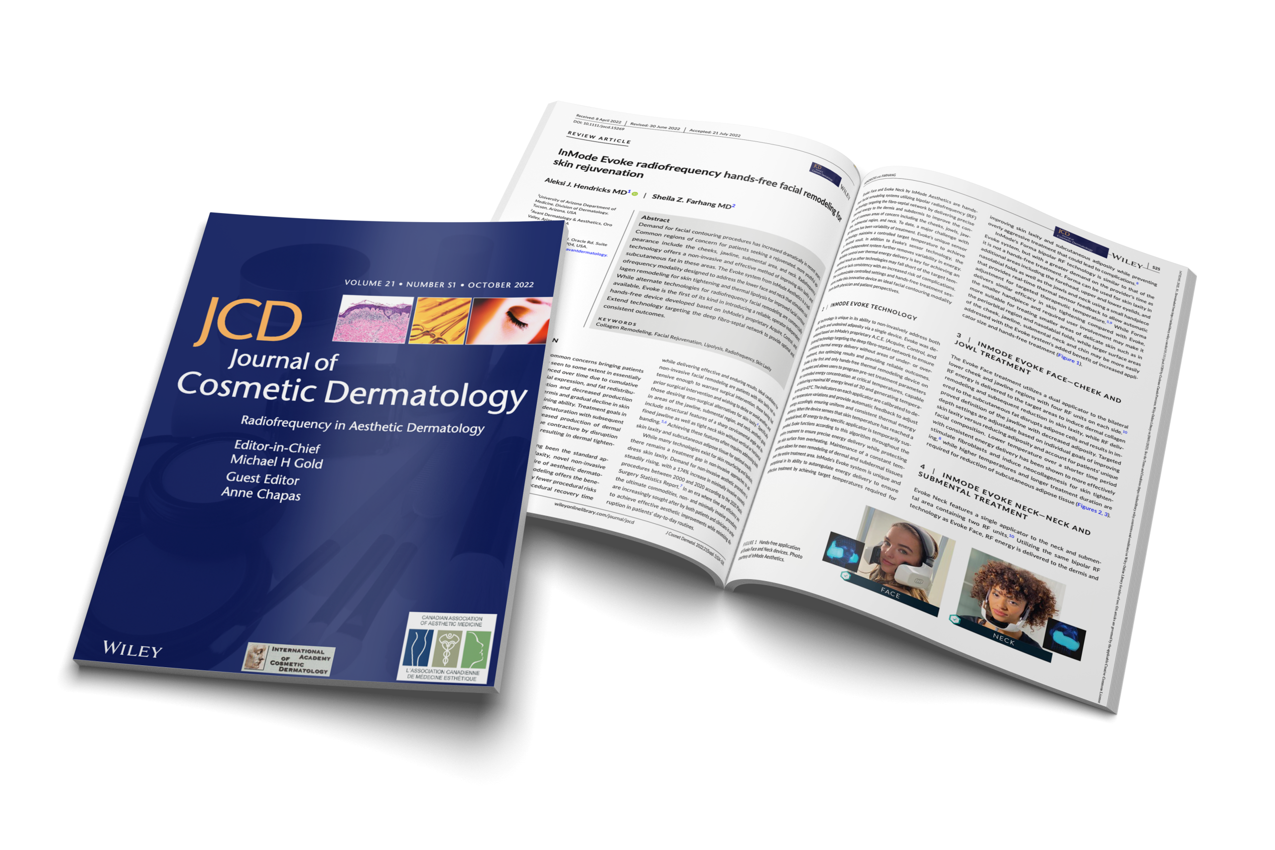 InMode Evoke radiofrequency hands-free facial remodeling for skin rejuvenation
