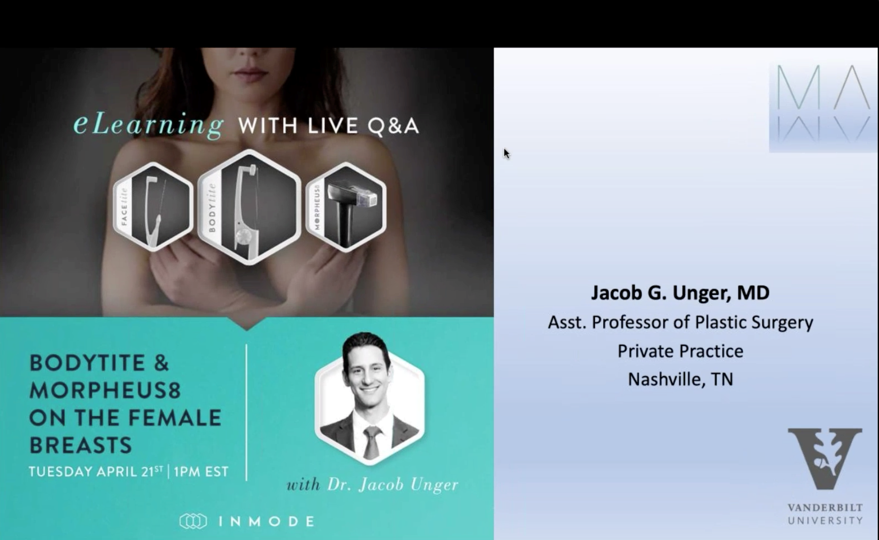 Webinar: BodyTite Breast Lift Protocol – Dr. Jacob Unger